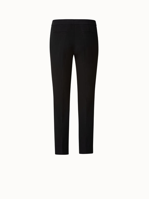 Cropped Slim-Fit Hose aus Baumwolle