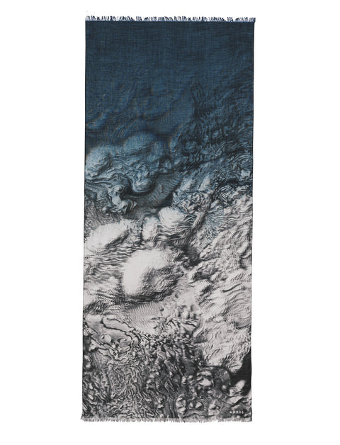 Schal mit Mars-Print