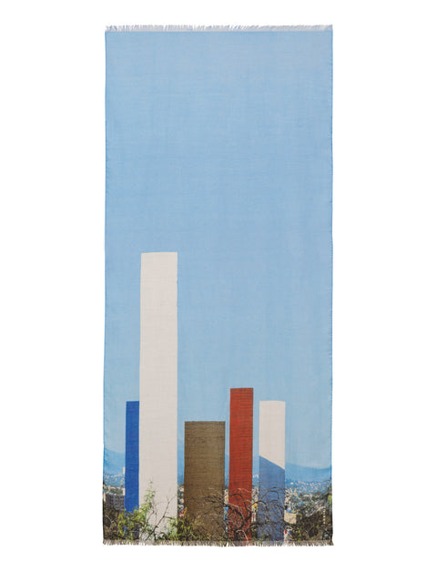 Schal mit Barragan-Towers-Print
