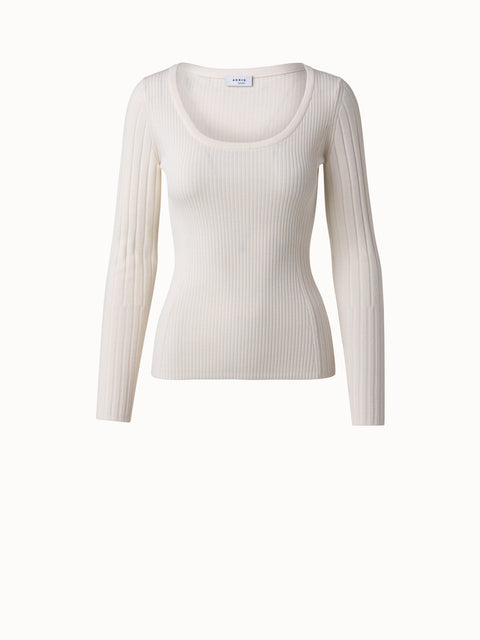 Merino Scoop Neck Pullover