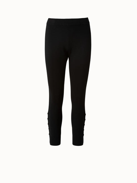 Wool Silk Knit Legging