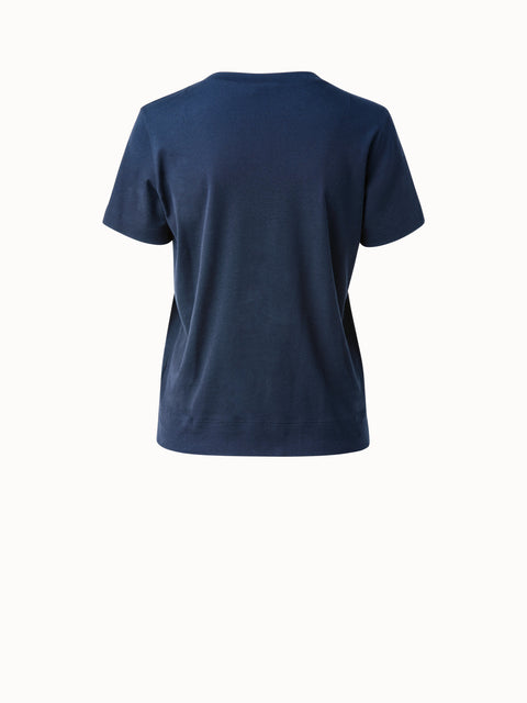 Oversized T-Shirt aus Baumwolljersey
